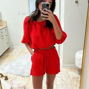 Bobi los angeles elastic boatneck top